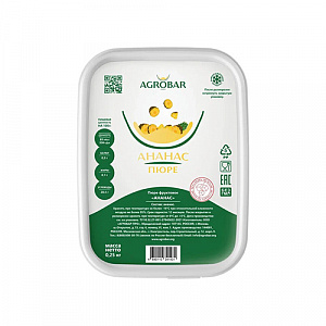 Пюре Ананас Agrobar (Агробар) замороженное, 250 г